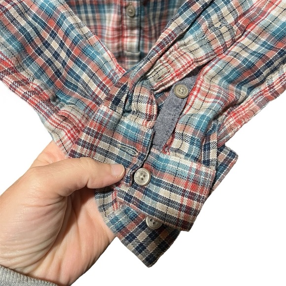 Toad&Co Lot/Bundle of Two Plaid Button-Up Mixo Tunics Multicolor Small - Picture 14 of 16